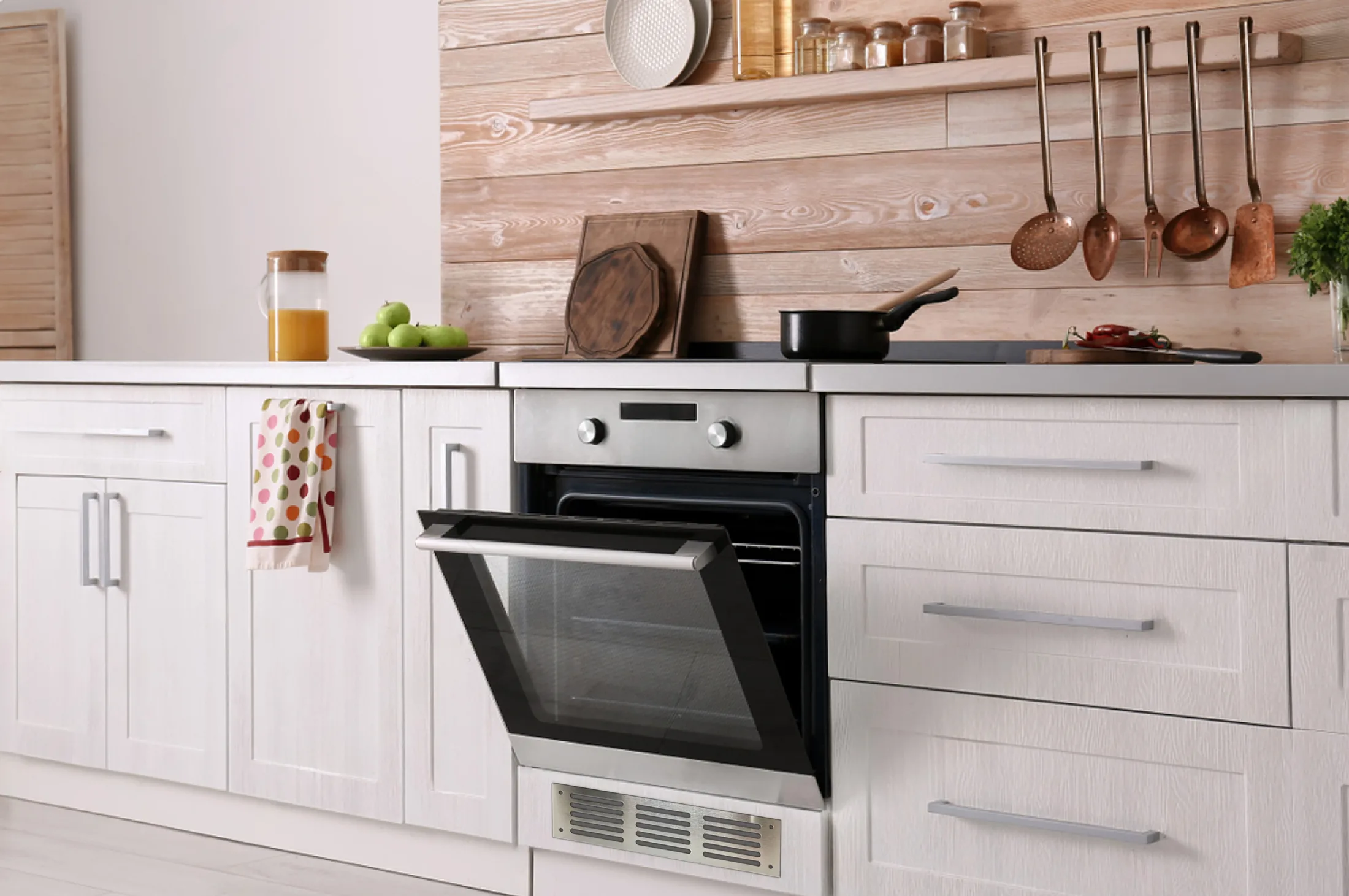 Rejilla Inox+ instalada en cocina moderna
